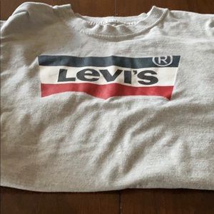 Levi’s red and blue shirt